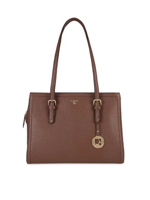 

Da Milano Women Brown Textured Shoulder Bag