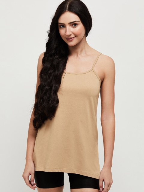 

max Women Beige Solid Camisoles