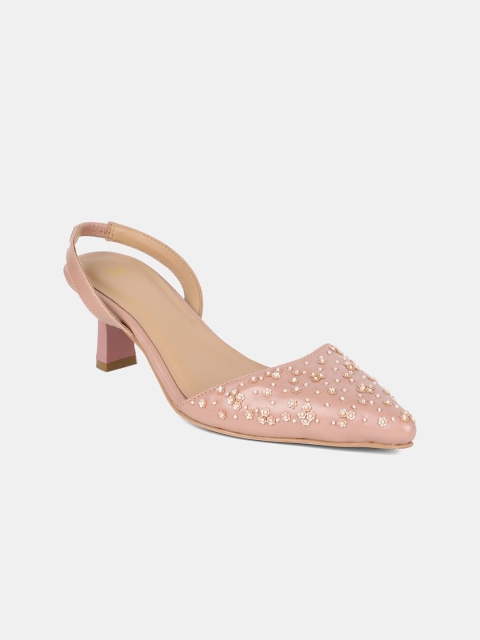

W Women Pink Embellished Pumps