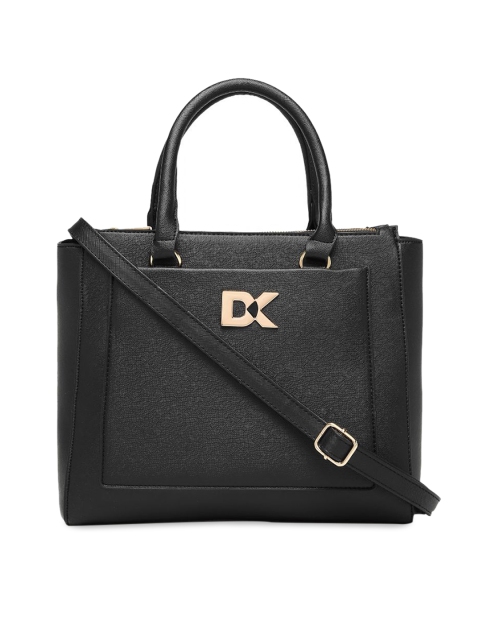 

Diana Korr Black Solid Handheld Bag