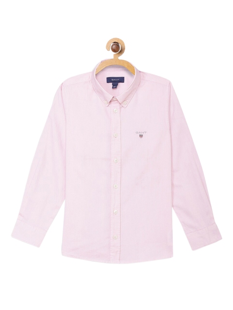 

GANT Boys Pink Slim Fit Solid Casual Shirt