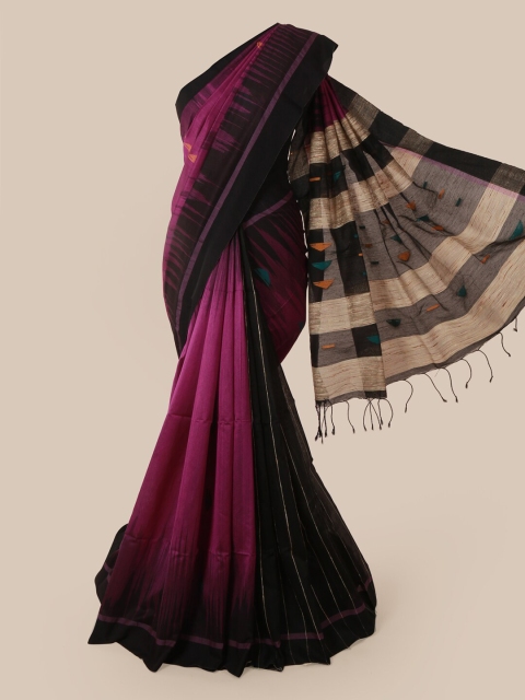 

Pothys Violet Woven Design Cotton Blend Saree