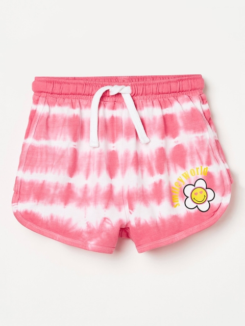 

Fame Forever by Lifestyle Girls Pink Self Design Regular Fit Regular Shorts
