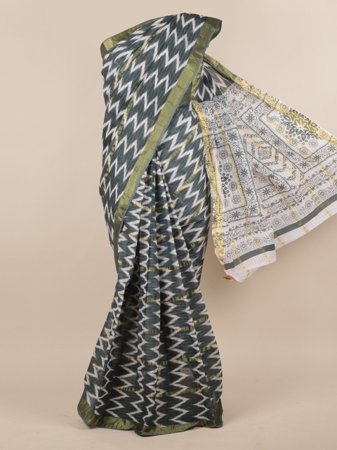 

Pothys Grey Printed Pure Cotton Saree