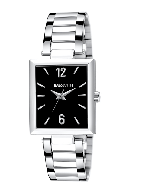 

TIMESMITH Women Black & Silver-Toned Analogue Watch TSC-131