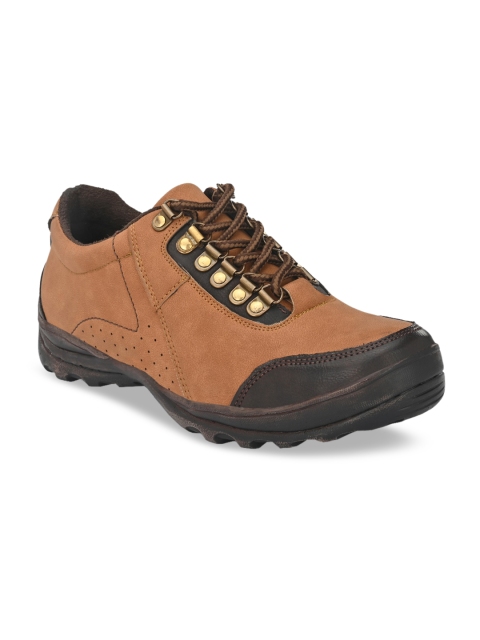 

El Paso Men Tan Solid Trekking Shoes