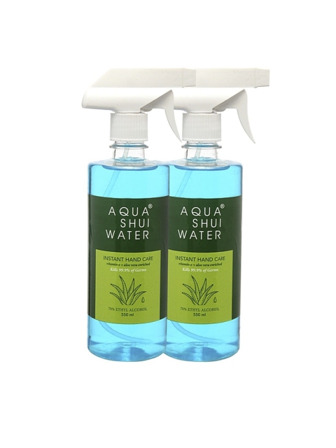 

Aqua Shui Water Blue Set of 2 Instant Hand Sanitizers