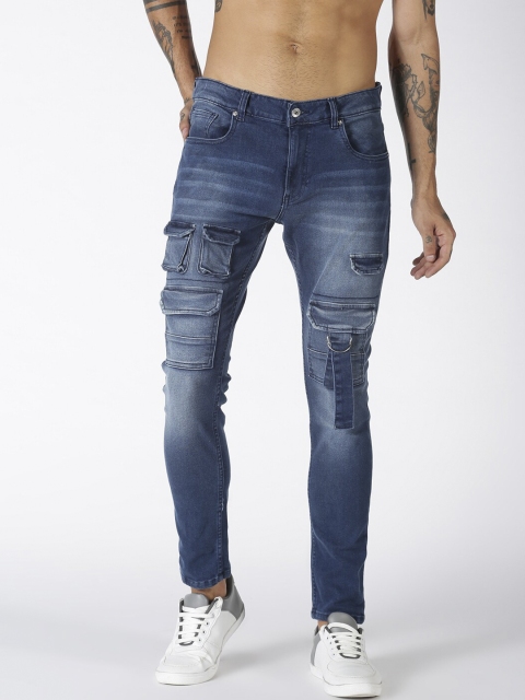 

Blue Saint Men Blue Slim Fit Mid-Rise Clean Look Jeans