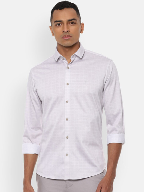 

Van Heusen Sport Men Grey Slim Fit Checked Casual Shirt