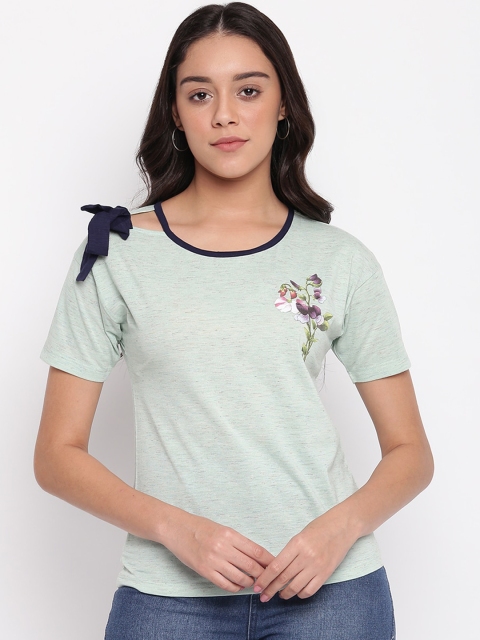 

Miss Grace Green Pure Cotton Regular Top