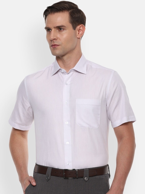 

Louis Philippe Men White Regular Fit Self Design Casual Shirt