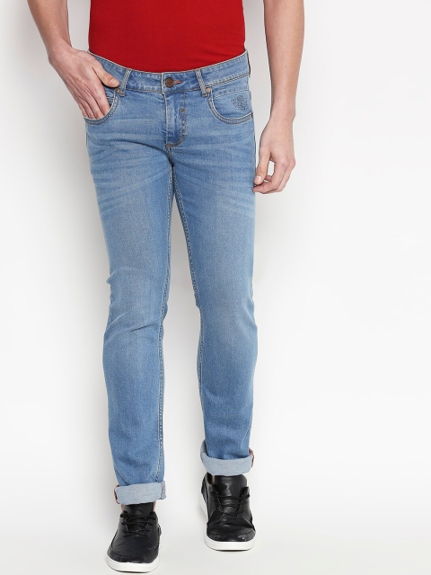 

Basics Men Blue Skinny Fit Low-Rise Clean Look Stretchable Jeans