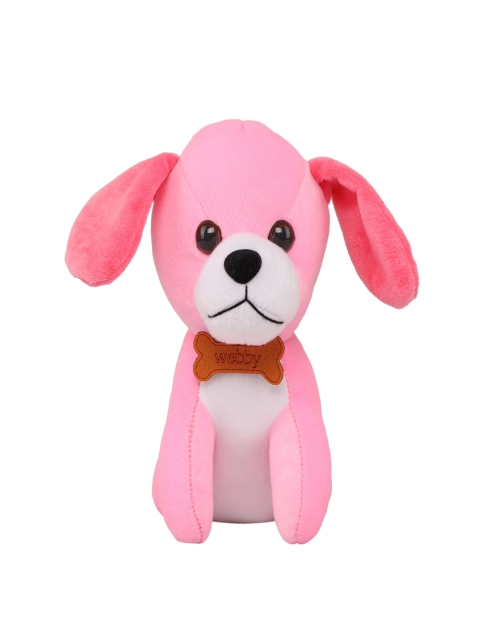 

Webby Kids Pink & White Plush Dog Soft Toy