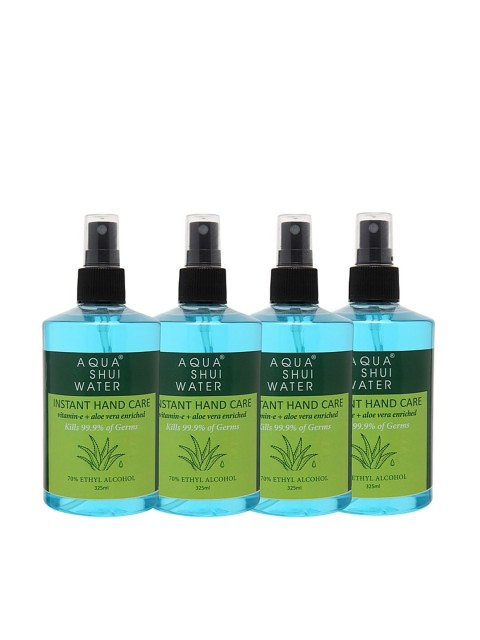

Aqua Shui Set of 4 Blue Water Hand Sanitizer