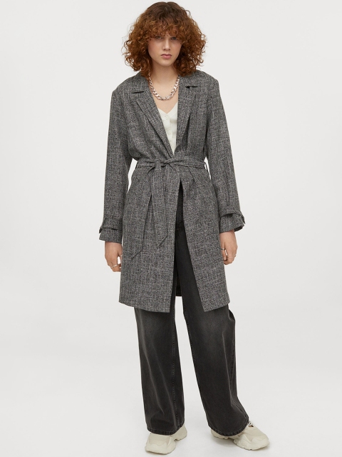 

H&M Women Grey Lightweight Coat