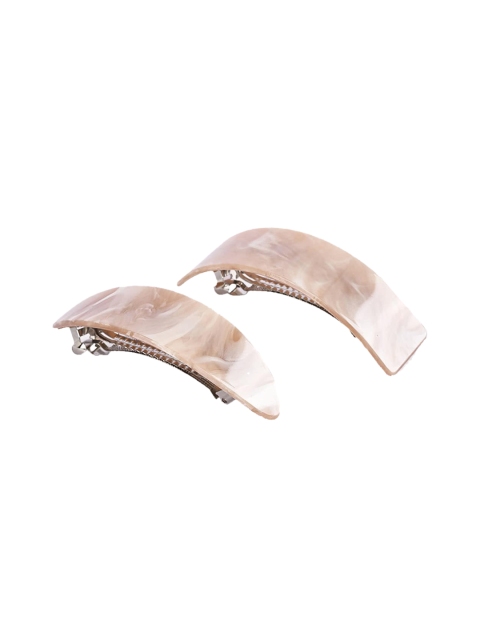 

BuckleUp Set of 2 Multicooured French Barrette, Multi