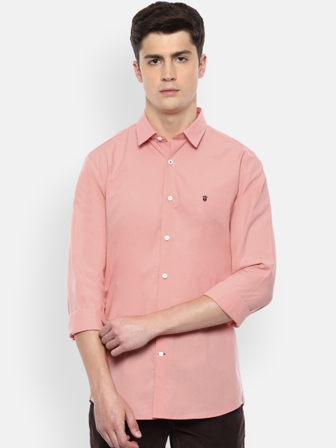 

Louis Philippe Sport Men Peach-Coloured Slim Fit Solid Casual Shirt