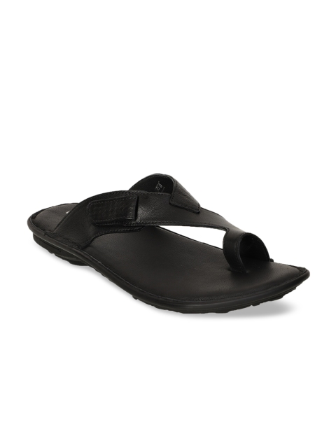 

Vardhra Men Black Solid Comfort Sandals