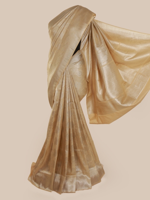 

Pothys Cream-Coloured Pure Silk Woven Design Banarasi Saree