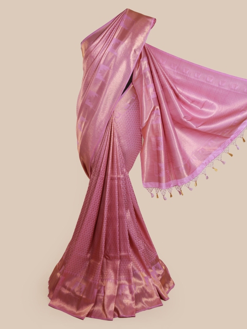 

Pothys Lavender Pure Silk Woven Design Banarasi Saree
