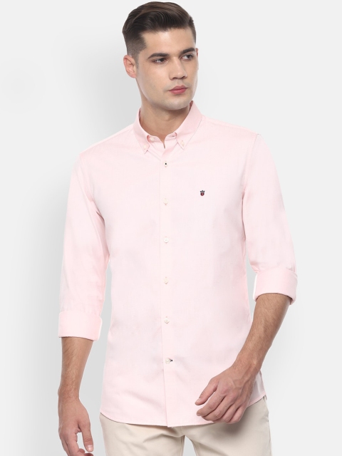 

Louis Philippe Sport Men Pink Slim Fit Solid Cotton Casual Shirt