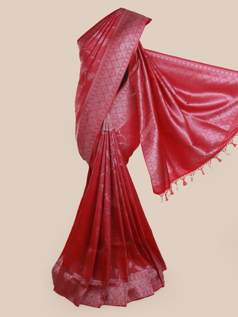 

Pothys Red Pure Silk Woven Design Banarasi Saree