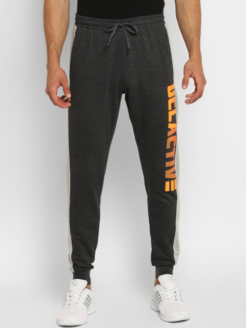 

UCLA Men Grey Solid Straight-Fit Joggers, Charcoal