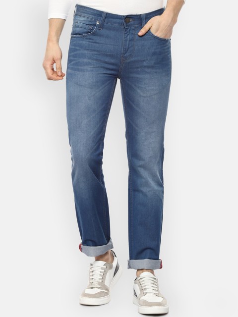 

Louis Philippe Jeans Men Blue Regular Fit Mid-Rise Clean Look Jeans