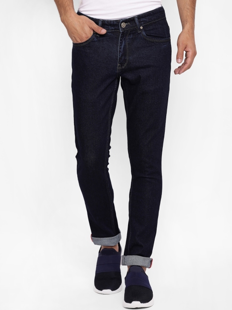 Richlook Men Blue Slim Fit Mid-Rise Clean Look Jeans