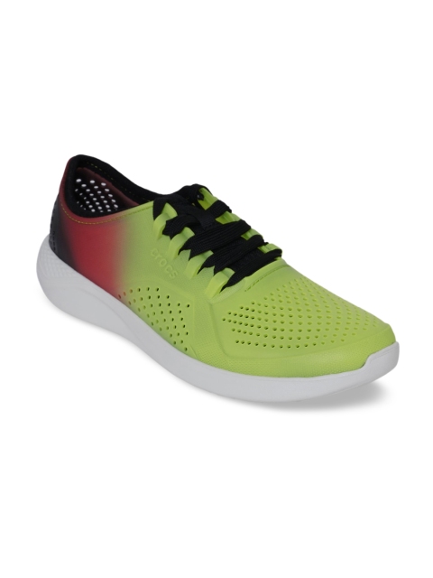 

Crocs Literide Men Lime Green Perforations Sneakers