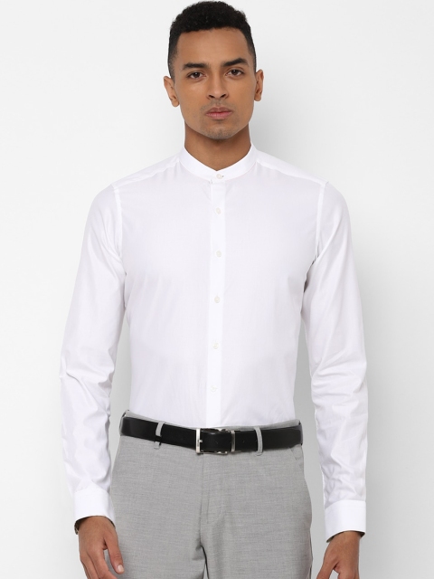 

SIMON CARTER LONDON Men White Slim Fit Solid Formal Shirt