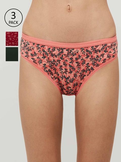 

max Women Pack of 3 Assorted Basic Briefs-NOOSSP21LH06