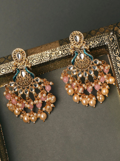 

OOMPH Pink Contemporary Drop Earrings