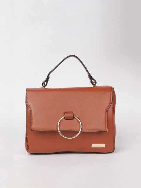 

CODE by Lifestyle Tan Solid Satchel