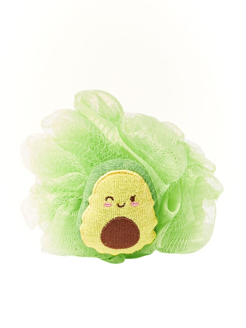

FOREVER 21 Women Green & Yellow Avocado Bath Loofah