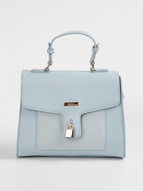 

CODE by Lifestyle Blue Solid Handheld Bag