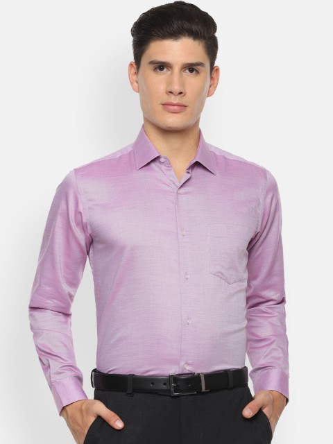 

Van Heusen Men Purple Regular Fit Solid Formal Shirt