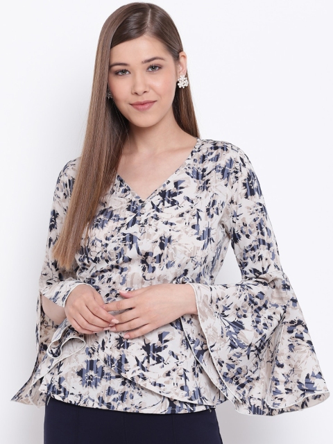 

Texco Grey Printed A-Line Top