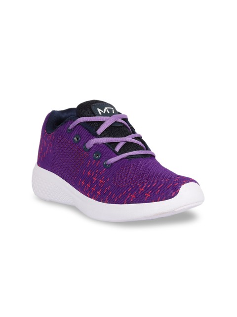 

M7 by Metronaut Women Violet & Red Woven Design Sneakers