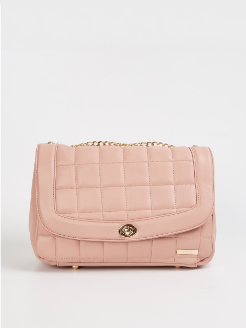 

CODE by Lifestyle Pink Solid Sling Bag