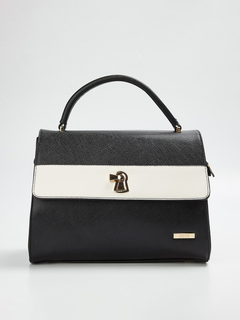 

CODE by Lifestyle Black Colourblocked Satchel