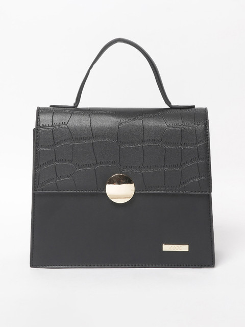 

CODE by Lifestyle Black Textured Satchel