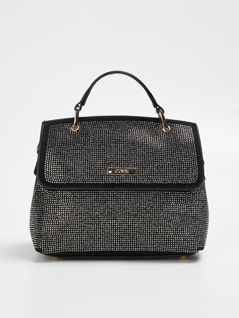 

CODE by Lifestyle Black Textured Satchel