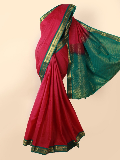 

Pothys Pink & Gold Pure Silk Woven Design Kanjeevaram Saree