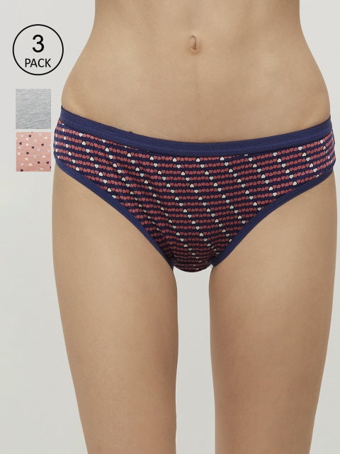 

max Women Pack of 3 Assorted Basic Briefs NOOSSP21LH13