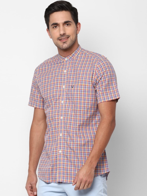 

Allen Solly Men Multicoloured Regular Fit Checked Casual Shirt, Multi