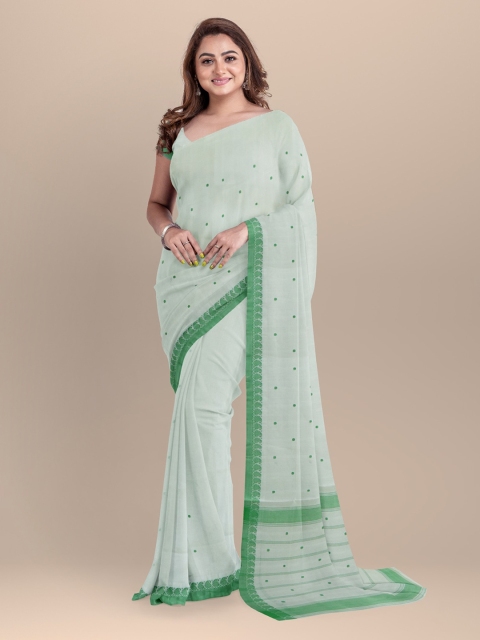 

APCO Green Pure Cotton Woven Design Venkatgiri Saree