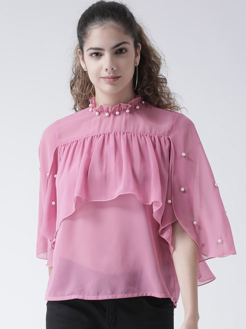 

Texco Mauve Embellished Regular Top