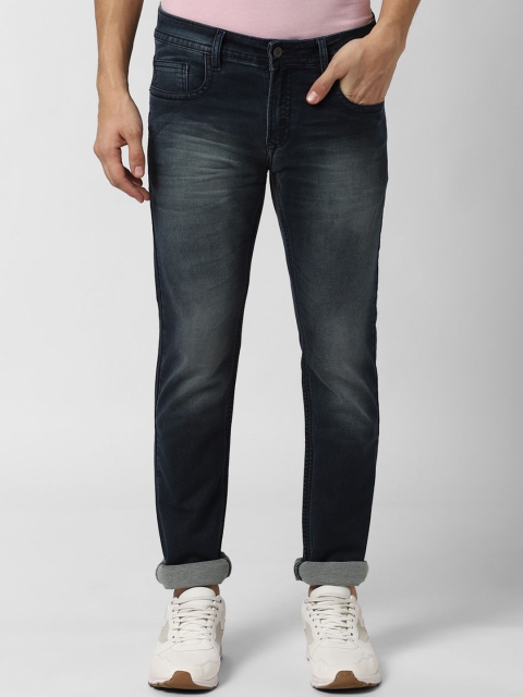 

Peter England Casuals Men Navy Blue Skinny Fit Mid-Rise Clean Look Jeans