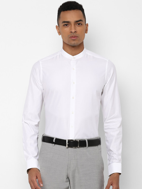 

SIMON CARTER LONDON Men White Slim Fit Solid Formal Shirt